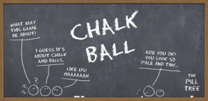 Chalk ball banner